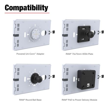 RAM® Safe-Case™ pentru Samsung Tab Active5 & 3 - Gri