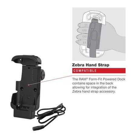 RAM® Form-Fit Powered Dock pentru Zebra TC73 & TC78