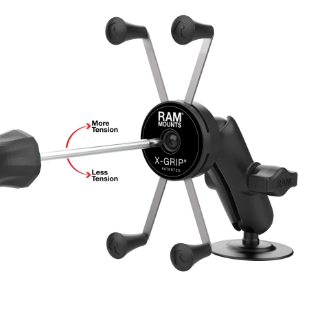 RAM® Rotating X-Grip® Suport mare pentru telefon cu bază flexibilă adezivă