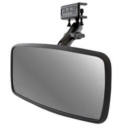 RAM® Glare Shield Clamp Mount cu oglindă retrovizoare