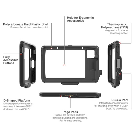 IntelliSkin® Next Gen pentru tableta Zebra ET401 8" Enterprise