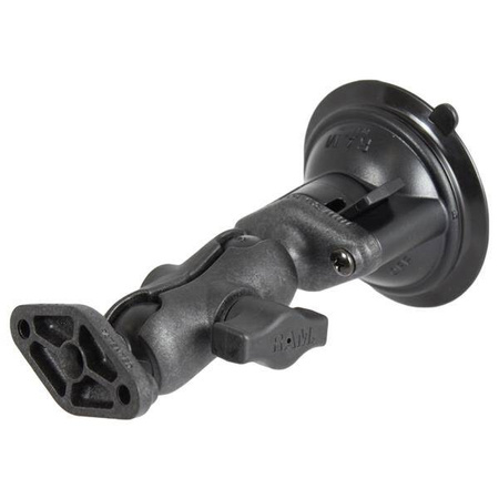 RAM® Twist-Lock™ Suport cu bilă dublă cu ventuză compozită - scurt