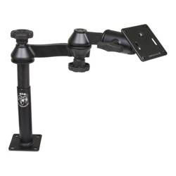 RAM® Tele-Pole™ cu stâlpi de 4" și 7", brațe oscilante și placă VESA de 75x75mm