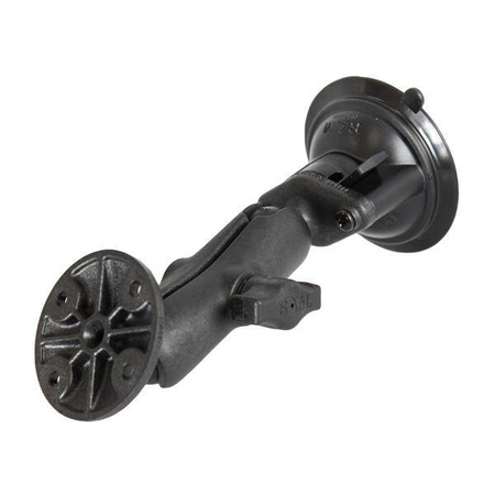 Suport de aspirație compozit RAM® Twist-Lock™ cu placă rotundă - mediu