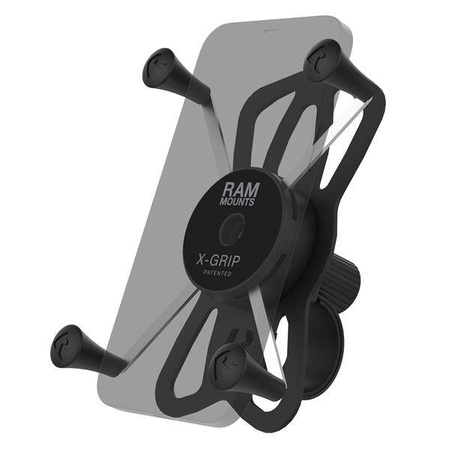 Suport mare pentru telefon RAM® X-Grip® cu bază de ghidon RAM® Tough-Strap™