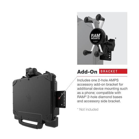 RAM® Powered Dock pentru tableta Zebra ET8x 2-in-1