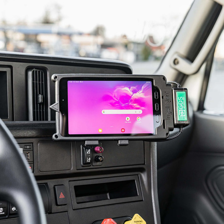 GDS® Uni-Conn™ Dock + Dual USB-A & USB-C cu buton de eliberare