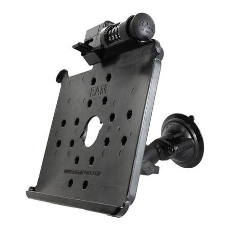 RAM® Latch-N-Lock™ cu ventuză RAM® Twist-Lock™ pentru iPad Gen 1-2