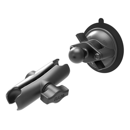Baza cu ventuze RAM® Twist-Lock™ cu braț cu două prize