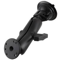 Suport cu ventuză RAM® Twist-Lock™ cu adaptor pentru placă rotundă - Mediu