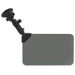 Suport cu ventuză RAM® Twist-Lock™ cu braț pivotant și parasolar