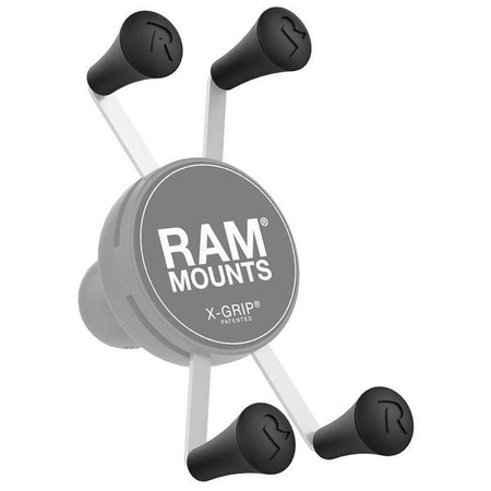 RAM® X-Grip® Capac de cauciuc 4-Pack Înlocuire