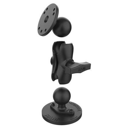 RAM® Tough-Mag™ Suport magnetic pentru sarcini grele cu placă rotundă - scurt