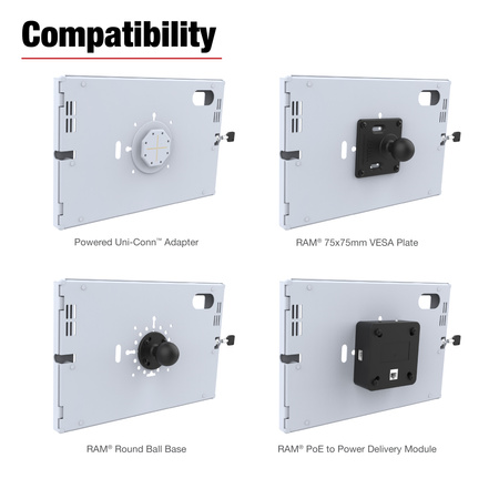 RAM® Safe-Case™ pentru Samsung Galaxy Tab S10 & S10+ - Gri