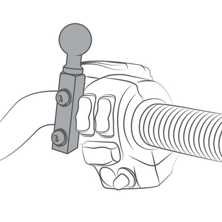 RAM® Suport rezervor frână/ambreiaj pentru TomTom Start 55, XXL 535 + altele