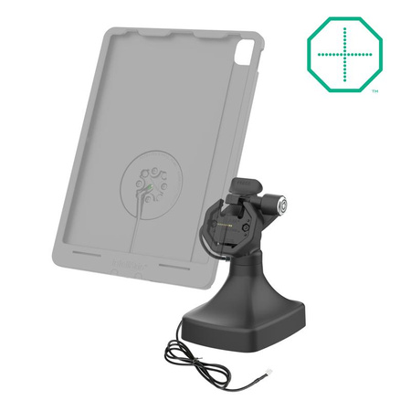 GDS® Uni-Conn™ Powered Locking Tilt & Swivel Dock cu PoE + Date