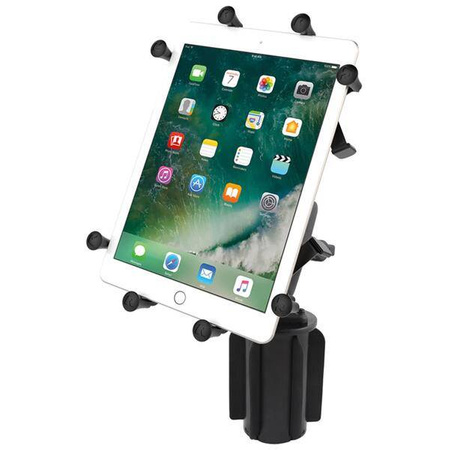 RAM® X-Grip® cu suport de pahar RAM-A-CAN™ II pentru tablete 9"-11"