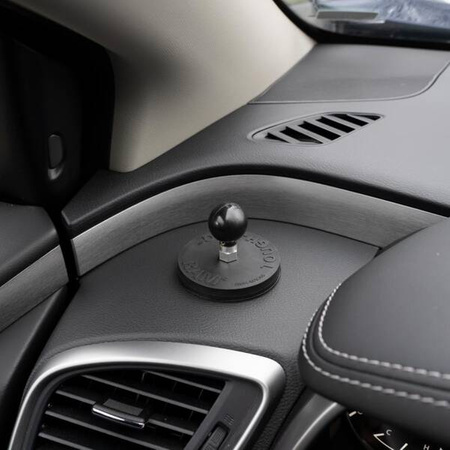 RAM® Tough-Mag™ 66MM Diameter Ball Base cu placă adezivă din oțel