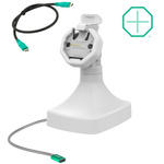 GDS® Uni-Conn™ Dock alimentat cu înclinare și pivotare cu USB-C - Gri