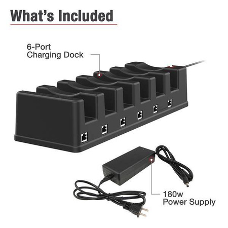 GDS® 6-Port Power + 6-Port RJ45 Dock pentru tablete cu IntelliSkin®