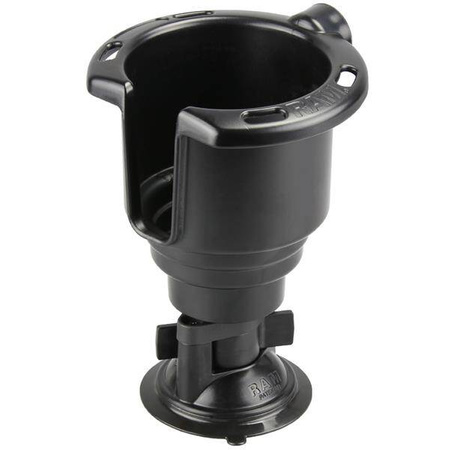 Cupa de aspirație RAM® Twist-Lock™ cu suport pentru pahar