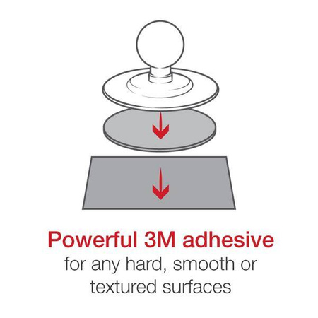 RAM® Flex Adhesive Double Ball Mount pentru Garmin Astro 200 + More