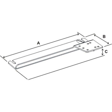 Baza pentru vehicul RAM® No-Drill™ pentru Ford Transit Connect '10-13 + Mai mult