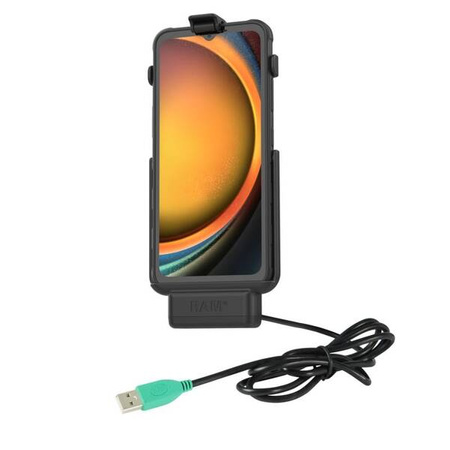 RAM® EZ-Roll'r™ Dock alimentat pentru Samsung Galaxy XCover7 fără carcasă