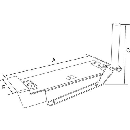 Baza pentru vehicul RAM® No-Drill™ pentru Chevy Caprice '11-13