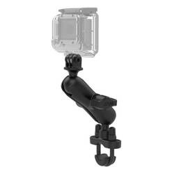 RAM® Suport dublu cu bilă U-Bolt cu adaptor pentru cameră de acțiune - Mediu