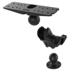 RAM® Mare Marine Electronics Mount - D Dimensiune scurt