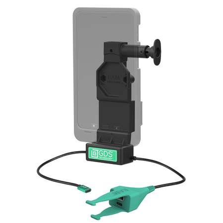 GDS® Uni-Conn™ Dock + Dual USB-A & USB-C cu buton de eliberare