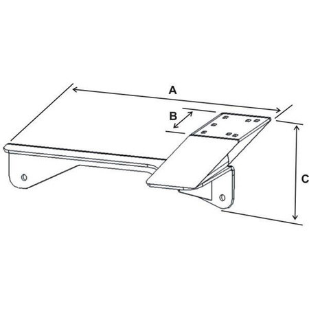 Baza pentru vehicul RAM® No-Drill™ pentru Dodge Charger '06-10 (Non-Police) + Mai mult
