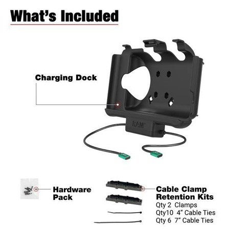 RAM® USB-C Powered Dock + date USB-C pentru Samsung Tab Active5 & 3