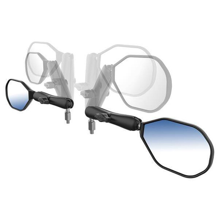 Kit RAM® Tough-Mirror™ cu baze M10-1.25 + adaptoare M10-1.5 - braț lung