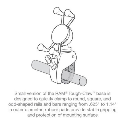 Suport pentru telefon RAM® X-Grip® cu RAM® Snap-Link™ Tough-Claw™