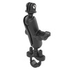 RAM® Suport dublu cu bilă U-Bolt cu adaptor pentru cameră de acțiune - Mediu