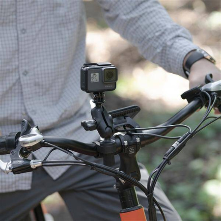 RAM® Tough-Strap™ Suport dublu cu bilă cu adaptor universal pentru camera de acțiune