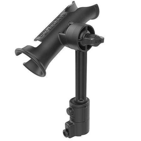 Suport RAM® Tube Jr.™ cu bază universală pentru șine Adapt-A-Post™ - 6" Post