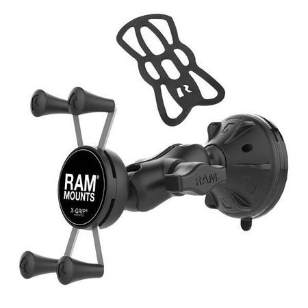 RAM® X-Grip® Suport pentru telefon cu ventuză cu profil redus - scurt