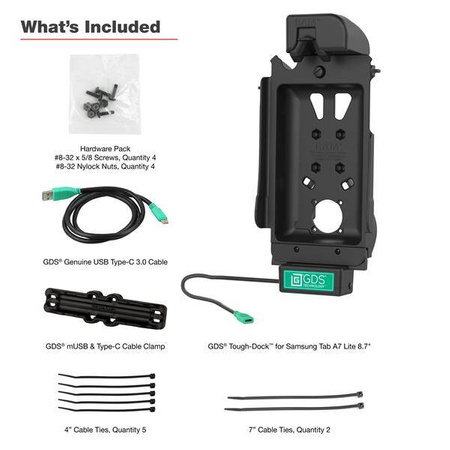 GDS® Tough-Dock™ pentru Samsung Tab A7 Lite 8.7"