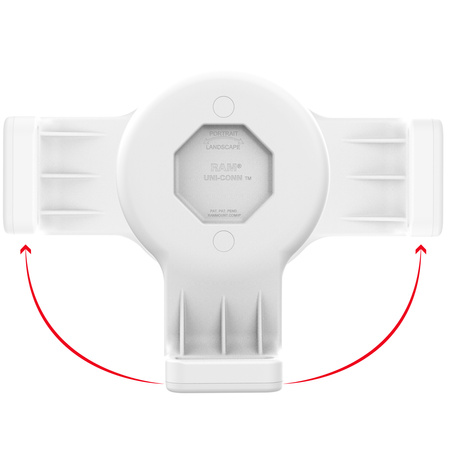 GDS® Uni-Conn™ Dock de perete cu receptor magnetic și PoE - Gri