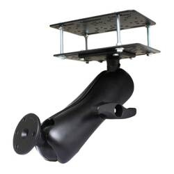 RAM® Forklift Guard Overhead Mount cu bilă dublă cu placă rotundă mare
