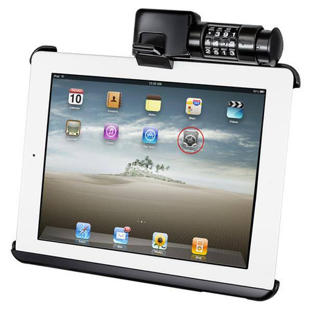 RAM® Latch-N-Lock™ suport pentru Apple iPad 1-4