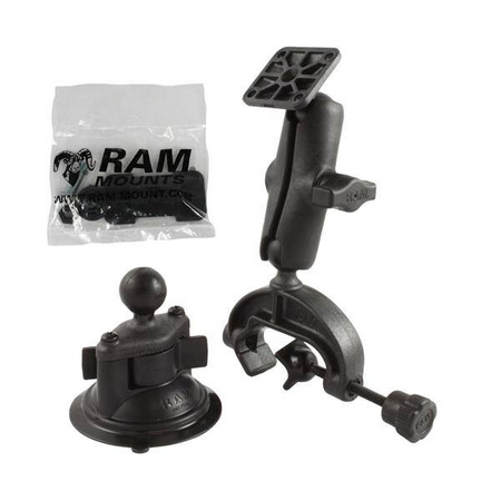 RAM® Twist-Lock™ Cupa de aspirație și suportul cu clemă pentru jug compozit