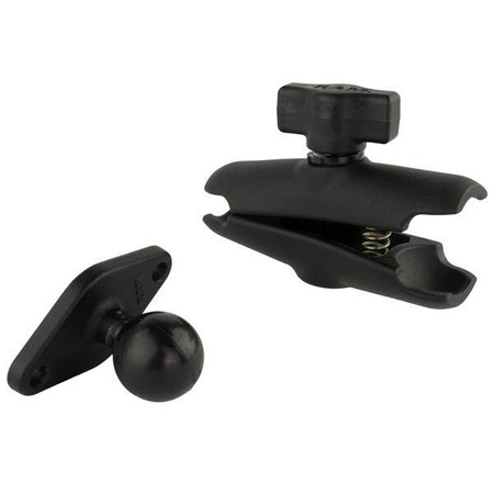 RAM® Braț dublu cu soclu și placă diamantată - Dimensiune B Mediu