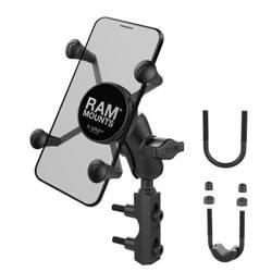 RAM® X-Grip® Suport pentru telefon cu bază pentru rezervorul de frână/ ambreiaj - scurt