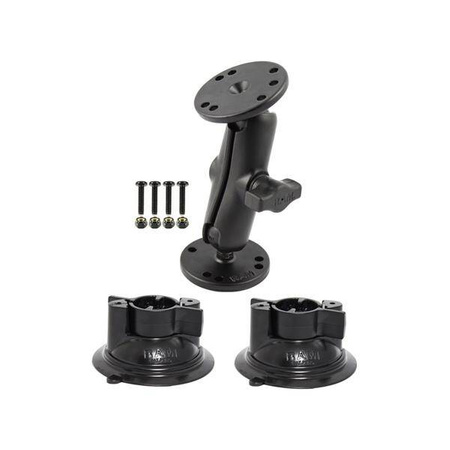 Suport dublu cu bilă RAM® cu două baze cu ventuze RAM® Twist-Lock™