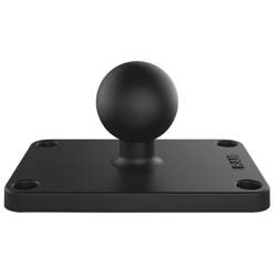 Baza cu bile RAM® cu model cu 4 găuri de 1,5" x 2,5" - dimensiune B