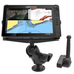 RAM® Suport mare pentru electronice marine cu cheie RAM® Hi-Torq - scurt